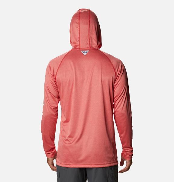 Columbia Terminal Tackl Hoodies Red White For Men's NZ52601 New Zealand